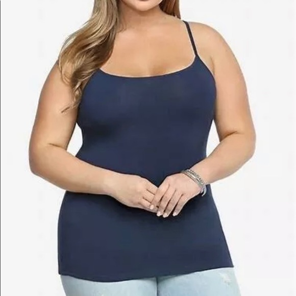 torrid Tops - torrid Peacoat Blue Navy Foxy Cami Tank Top